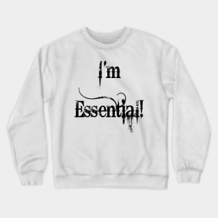 Essential (black) Crewneck Sweatshirt